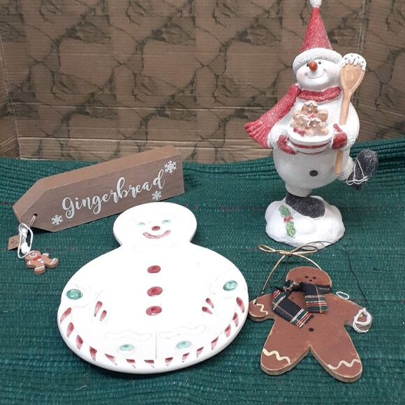 4 pc gingerbread collection for those gingerbread lovers on your list. - Picture 1 of 10